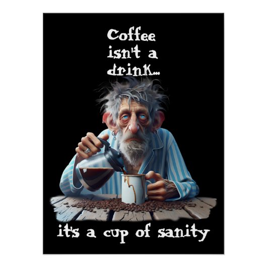 Sanitätsbecher Poster (Vorderseite)