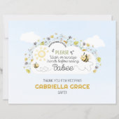 Sanitization Station Bee Theme Sign (Vorderseite)