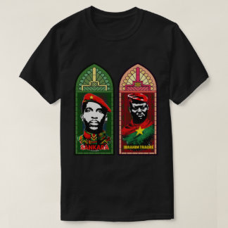Sankara, Ibrahim Traore Panafrikanisches Buntglas T-Shirt