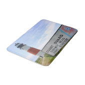 Sankaty Head Lighthouse, Nantucket MA Bath Mat Badematte (Schrägansicht)