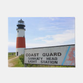 Sankaty Head Lighthouse, Nantucket MA Door Mat Fußmatte (Vorderseite)