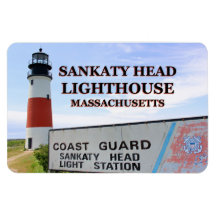 Sankaty Head Lighthouse, Nantucket MA Flex Magnet