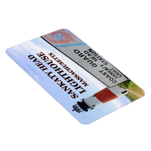 Sankaty Head Lighthouse, Nantucket MA Flex Magnet (Rechte Seite)