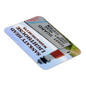 Sankaty Head Lighthouse, Nantucket MA Flex Magnet (Rechte Seite)