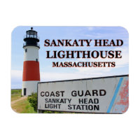 Sankaty Head Lighthouse, Nantucket MA Flex Magnet