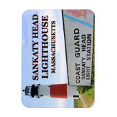 Sankaty Head Lighthouse, Nantucket MA Flex Magnet (Vertikal)