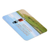 Sankaty Head Lighthouse, Nantucket MA Flex Magnet (Rechte Seite)