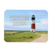 Sankaty Head Lighthouse, Nantucket MA Flex Magnet (Horizontal)