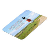 Sankaty Head Lighthouse, Nantucket MA Flex Magnet (Linke Seite)