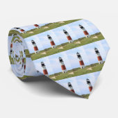 Sankaty Head Lighthouse, Nantucket MA Mens Krawatt Krawatte (Gerollt)