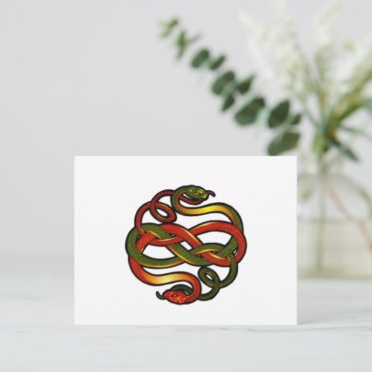 Sanke Knüpfarbeit Postkarte (Stehend Vorderseite)