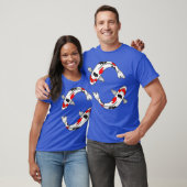 Sanke Koi Fish Design für Besitzer von Koi Pond T-Shirt (Unisex)