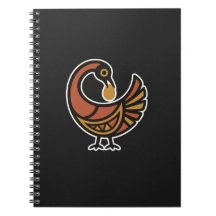 Sankofa Adinkra-Vogel – Spiral-Fotobuch