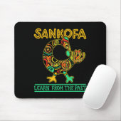 Sankofa African Bird Black History Monat Juni Mousepad (Mit Mouse)