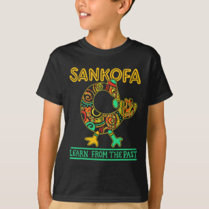 Sankofa African Bird Black History Monat Juni T-Shirt