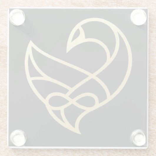 Sankofa Ascension Sankofa Bird Coasters Glasuntersetzer (Rückseite)