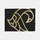 Sankofa Ascension  SanKofa Bird  Fleecedecke (Vorderseite (Horizontal))