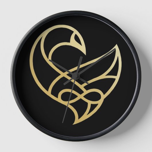 Sankofa Ascension  Sankofa  Bird Wall Uhr (Vorderseite)