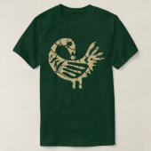 Sankofa Bird African Bird Simple Pattern Juneteent T-Shirt (Design vorne)