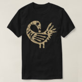 Sankofa Bird African Bird Simple Pattern Juneteent T-Shirt (Design vorne)