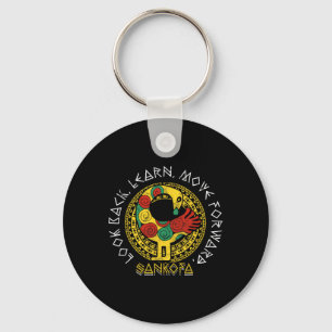 Sankofa Black History Monte Adinkra Ghana Schlüsselanhänger