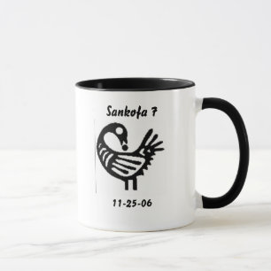 sankofa Jahrestags-Tasse Tasse