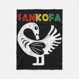 Sankofa Juneteenth Ghana Adinkra Symbol Sankofa Fleecedecke