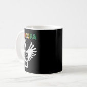 Sankofa Juneteenth Ghana Adinkra Symbol Sankofa Kaffeetasse (Vorderseite Links)
