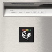 Sankofa Juneteenth Ghana Adinkra Symbol Sankofa Magnet (In Situ (Geschirrspüler))