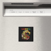 Sankofa Juneteenth Ghana Sankofa Symbol Adinkra Magnet (In Situ (Geschirrspüler))