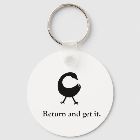 Sankofa kehrt zurück und holt es. schlüsselanhänger (Vorderseite)