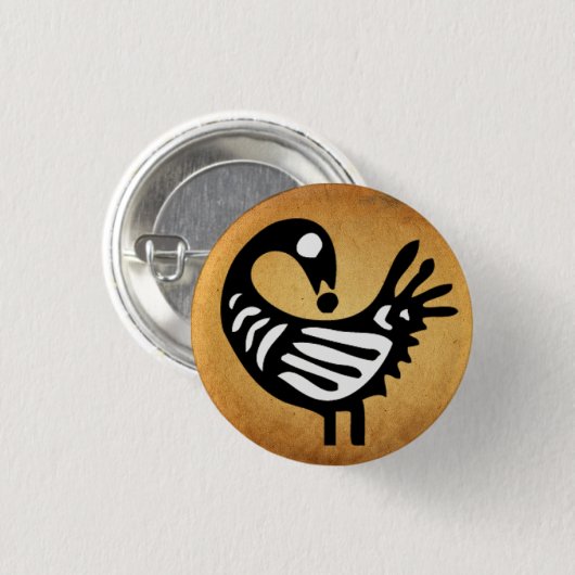 Sankofa Knopf Button (Vorne & Hinten)