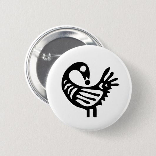 Sankofa Knopf Button (Vorne & Hinten)