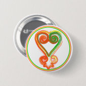 Sankofa Knopf Button (Vorne & Hinten)