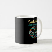 Sankofa lernt von der Vergangenheit Afrikanischer  Kaffeetasse (VorderseiteRechts)