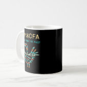 Sankofa lernt von der Vergangenheit Afrikanischer  Kaffeetasse (Vorderseite Links)