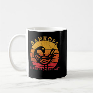Sankofa Retro Vintag lernen aus der Vergangenheit Kaffeetasse