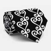 Sankofa | Rückkehr und erhält ihm - Adinkra Symbol Krawatte (Gerollt)