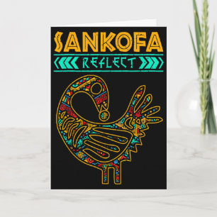 Sankofa Schwarze Geschichte Afro Afrikanischer Sto Karte