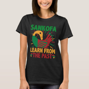 Sankofa-Symbol und Adinkra Ghana für Schwarze Gesc T-Shirt