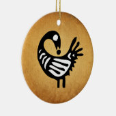 Sankofa Verzierung Keramikornament (Rechts)