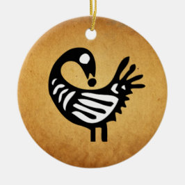 Sankofa Verzierung Keramikornament