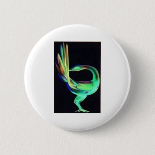 Sankofa Vögel Button (Vorderseite)