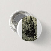 Sankt Ägidius der Einsiedler Button (Vorne & Hinten)