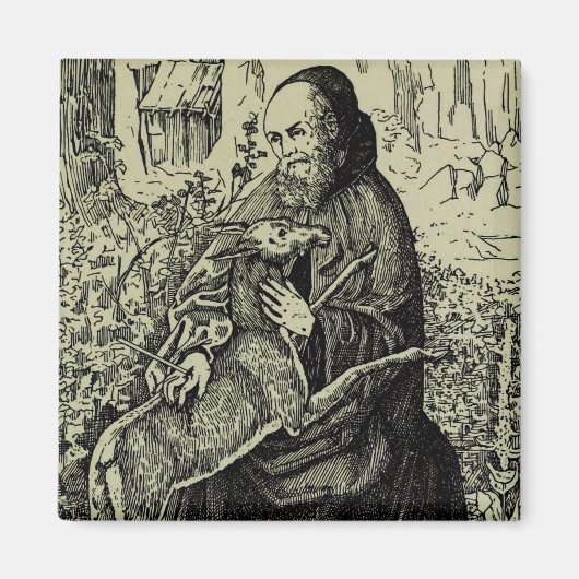 Sankt Ägidius der Einsiedler Magnet (Vorne)