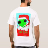 Sankt-alien-Suchvorgang-Eierpunsch T-Shirt (Rückseite)