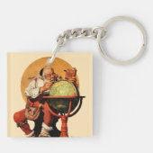 Sankt an der Kugel Schlüsselanhänger (Rückseite)