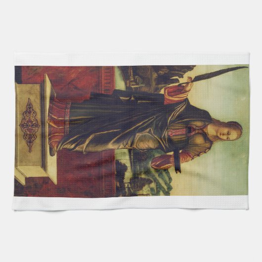 Sankt Anastasia von Rom Geschirrtuch (Horizontal)