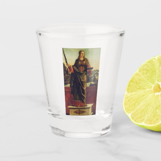 Sankt Anastasia von Rom Schnapsglas (Vorderseite)