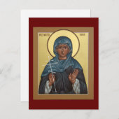 Sankt Anna der Martyr-Gebetskarte Postkarte (Vorne/Hinten)